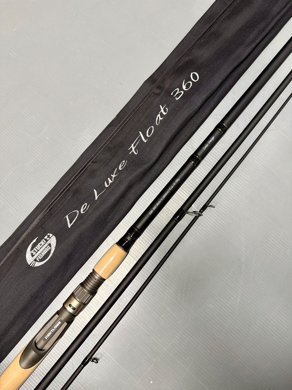 Stucki Thun Canne da pesca: Stucki Thun De Luxe 3.60m Zapfenrute – Nuovo e nell'imballaggio originale da Trimbach venduto da duri.. 1