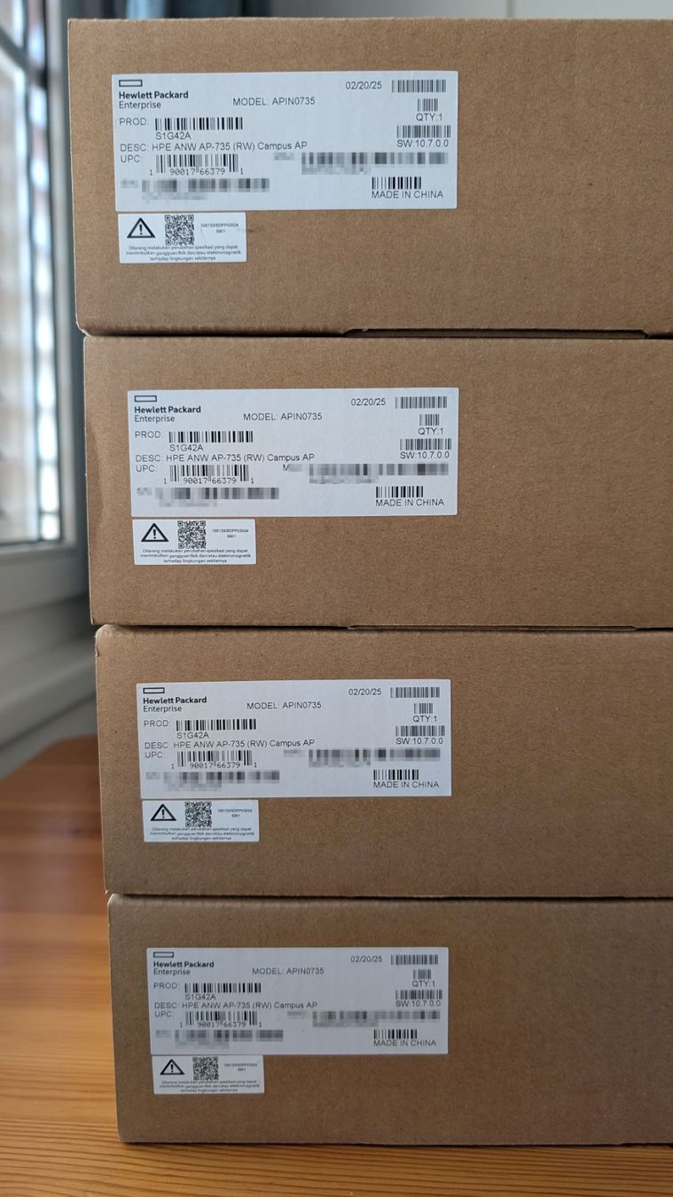 Aruba Modems & Router: HPE Aruba AP-735 RW – Gebraucht aus Mettmenstetten von volanet 2