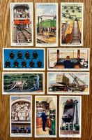 1939 - 10 Antike EISENBAHN EQUIPMENT Sammelbilder England