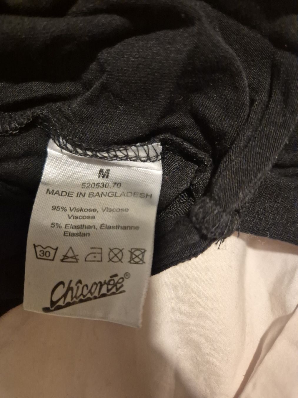 T-shirt: Rollkragen Chicoree schwarz Grösse M – Usato da Zürich venduto da Drago670 3