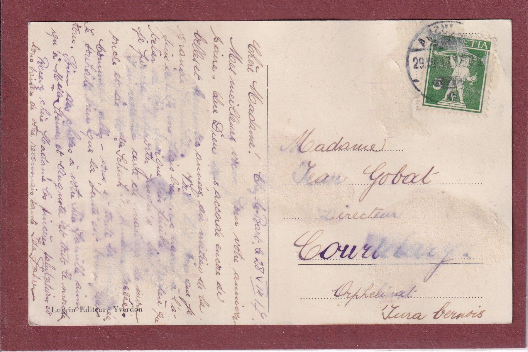 Cartes postales: Chez le Bart - NE - 1917 – D'occasion à Orvin par Pyaeschli 1