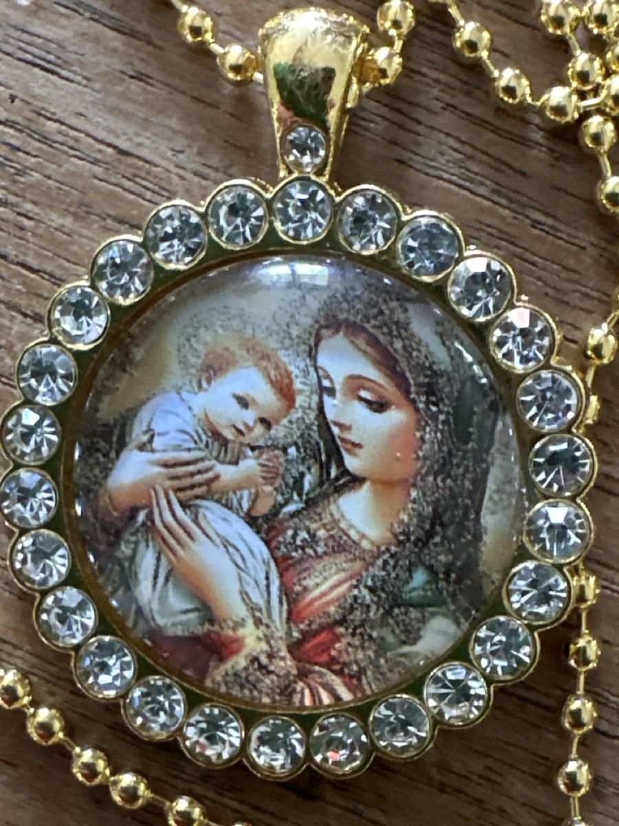 Ciondoli: Kette mit Madonna und Kind – Nuovo (secondo la descrizione) da Trüllikon venduto da angela4444 1
