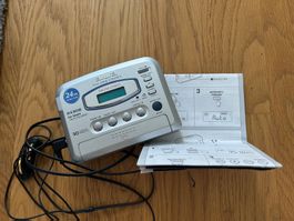 Aiwa Kassettenradio RX308 silber gebraucht Zustand