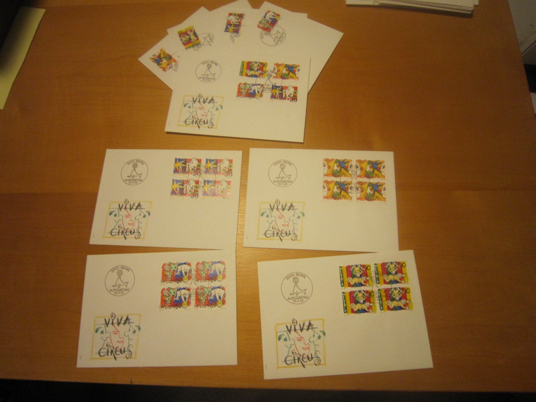 Tutti i francobolli: CH 1992 FDC Serie einzeln und 4er – Usato da Gordola venduto da Polentaefung