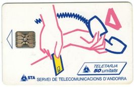 Telefonkarte Andorra AND-006 Logotype
