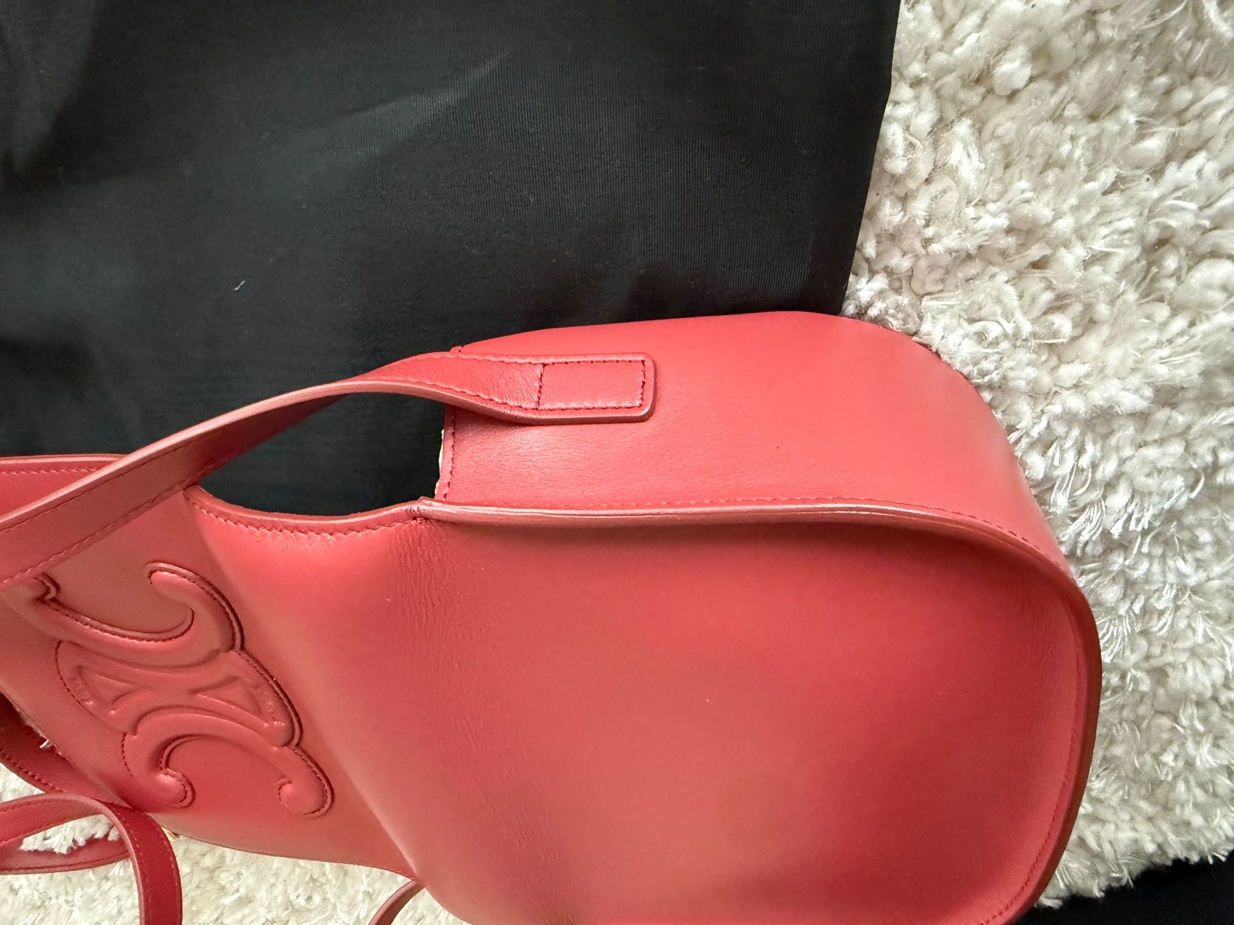 Celine Borse da donna: Celine Folco Bag Triomphe Rossetto – Nuovo (secondo la descrizione) da Viganello venduto da Paulinegis 5