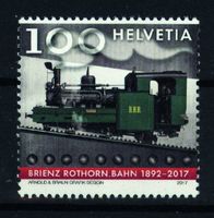 2017, Sondermarke 125 Jahre Brienz Rothorn Bahn **