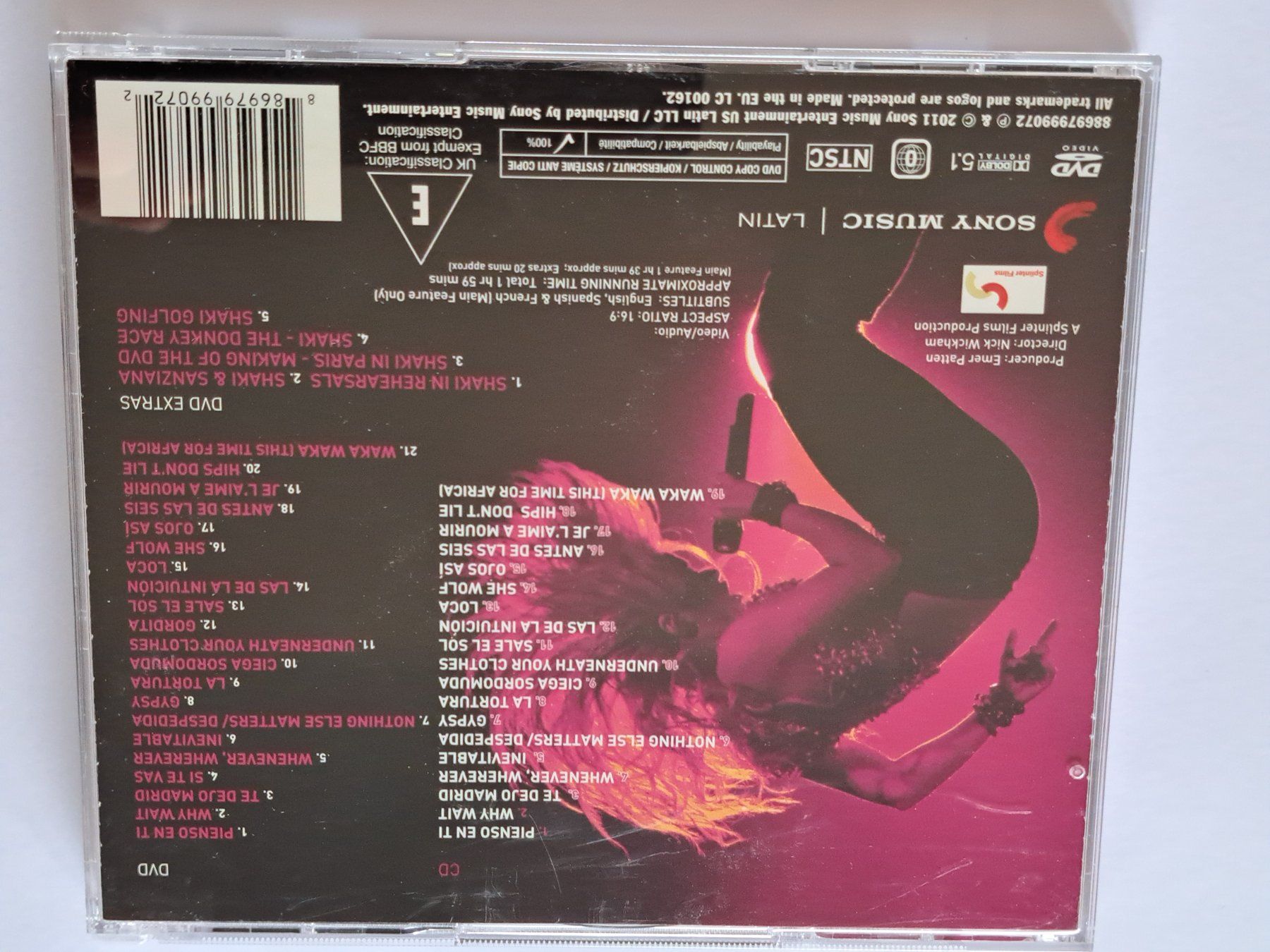 CD: Cd Shakira - Live From Paris  – Usato da Pully venduto da bro_n52j 2