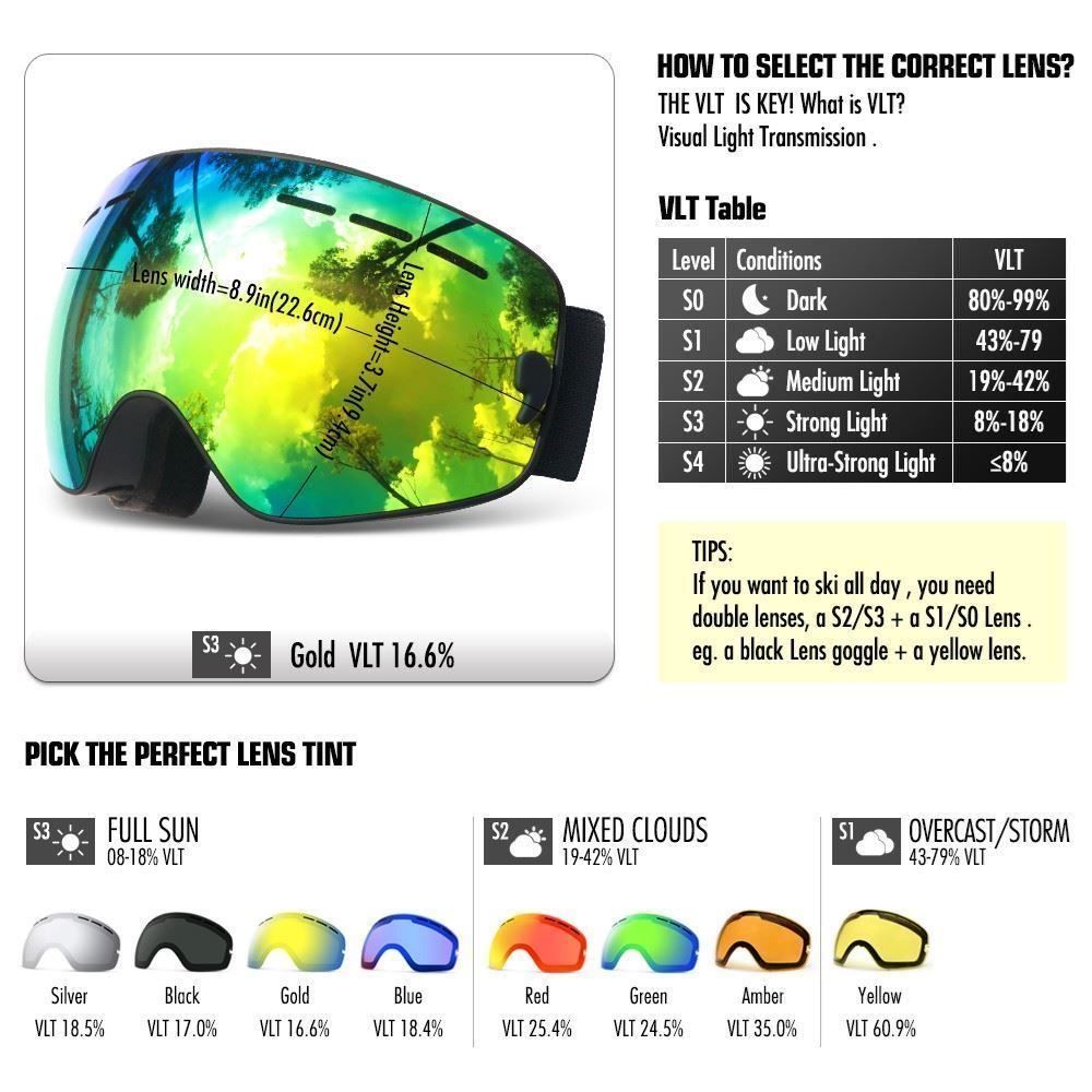 Occhiali & Lenti: COPOZZ Skibrille UV400 Antifog große – Nuovo e nell'imballaggio originale da Malans GR venduto da BUYBEST-Schweiz 2