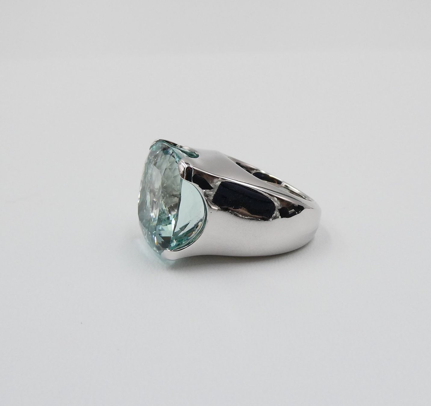 Anelli: AQUAMARIN RING IN 585 WEISSGOLD – Usato da Luzern venduto da EdiGem 4