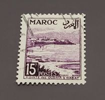 Marokko 1952 alte briefmarke