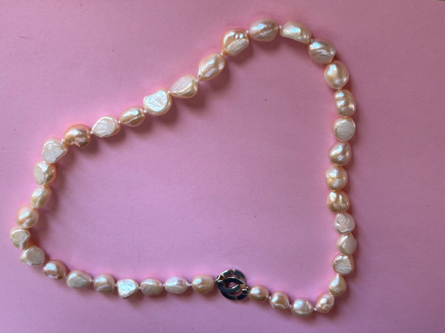 Catenine: Perlenkette süsswasserzucht rosa – Nuovo (secondo la descrizione) da Laufen venduto da Bellavitaboom 9