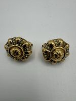 Givenchy Clip-on Boucles d'oreilles dorées vintage chic 58