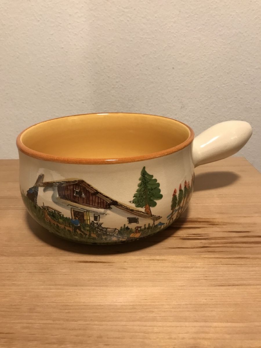 Padelle: Rheinfelder Keramik, Caquelon SCHELLEN-URSLI, 20cm – Usato da Zürich venduto da Pizza03