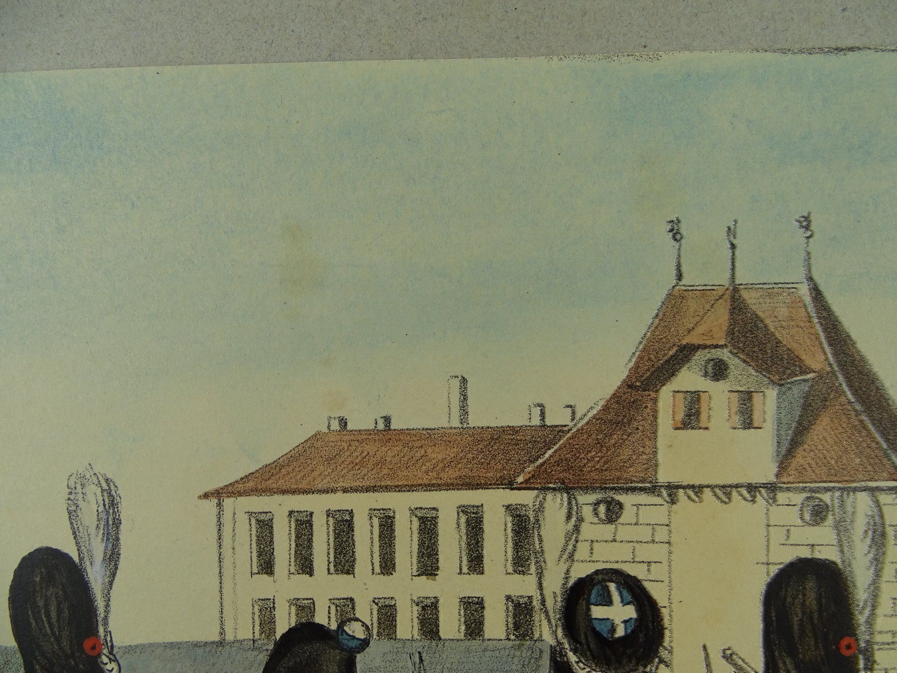 Poster & Bilder: BERNER MILIZEN, LITHOGRAPHIE UM 1890 – Gebraucht aus Grüningen von Kartensammler 5