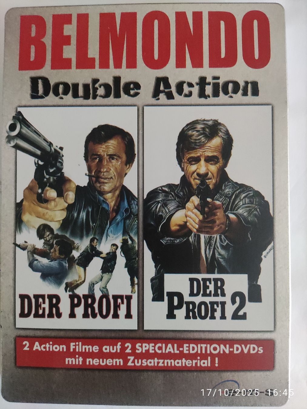 Tutti i DVDs: Belmondo: Double Action - Der Profi / Der Profi 2 DVD – Usato da Basel venduto da Alacant