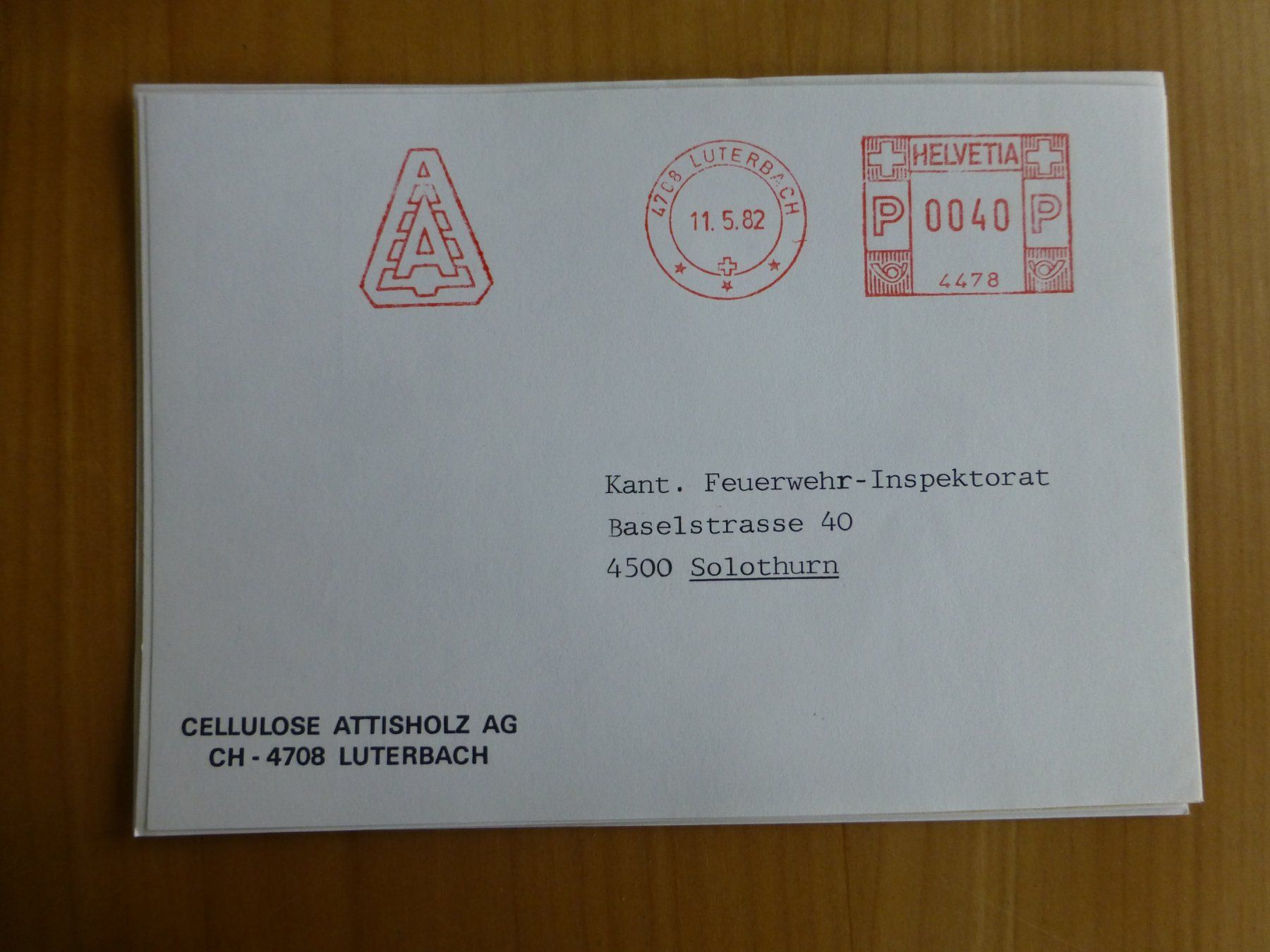 Foto & Immagini: Luterbach, Cellulose Attisholz, 1982 – Usato da Bettlach venduto da 1saurer