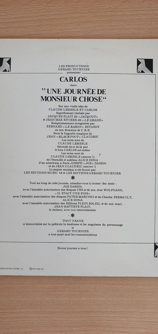 Dischi in vinile: 1 vinyle Carlos – Usato da Moutier venduto da mai_pq7w 1