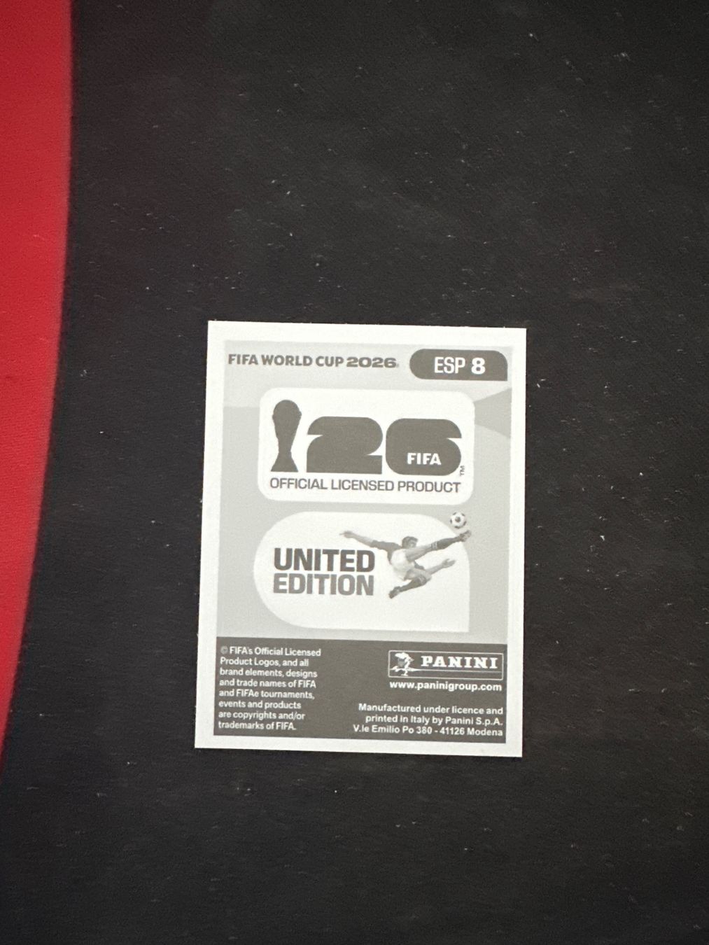 Panini Carte collezionabili: Panini FIFA WM 2026 Sticker - ESP 8 – Usato da Sulz AG venduto da DealWerk 1