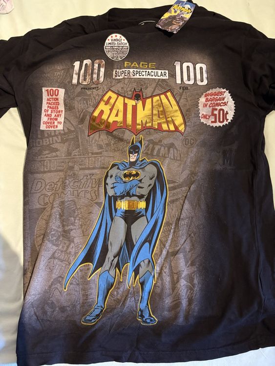 T-shirt: BATMAN shirt vintage style limited – Nuovo e nell'imballaggio originale da Herzogenbuchsee venduto da warrior77 6