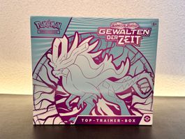 Pokémon Gewalten der Zeit Top-Trainer-Box DE | OVP