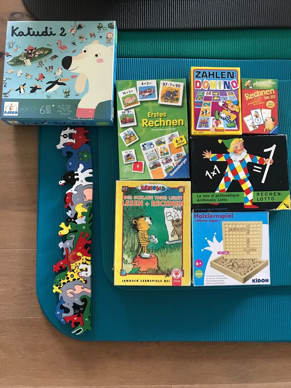 Djeco Spiele: 8 Spiele ab 6 Jahre – Gebraucht aus Affoltern am Albis von variablend