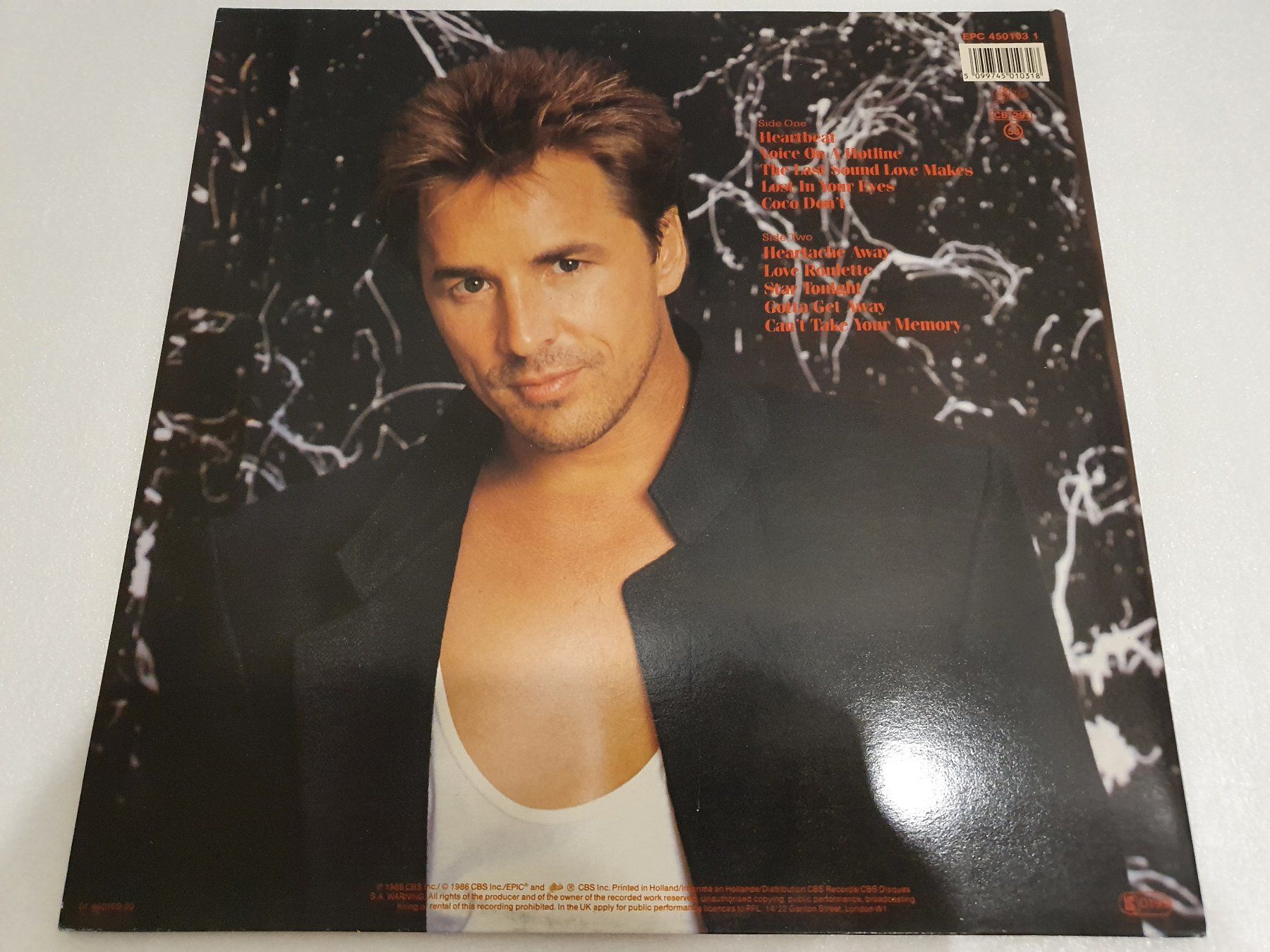 Schallplatten: Don Johnson – Heartbeat – Gebraucht aus Uster von  1