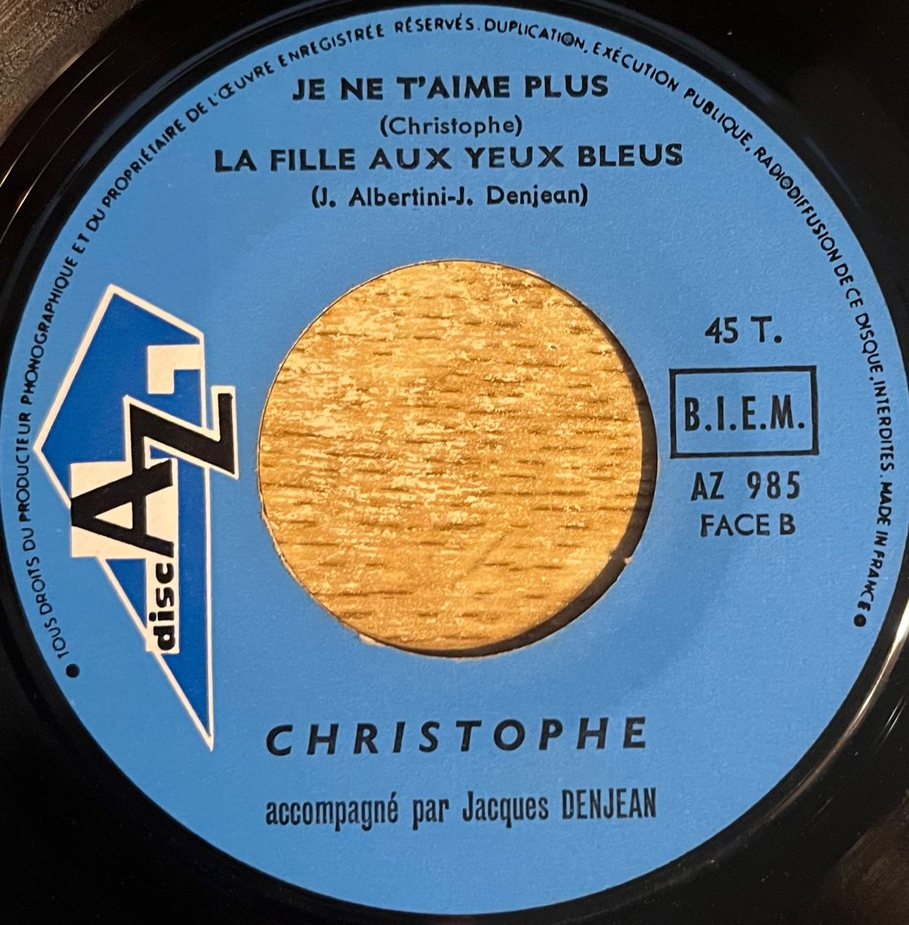 Vinyles: CHRISTOPHE - ALINE – D'occasion à Bussigny par vinyl-pas-cher 3
