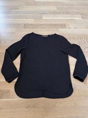 Bluse - Gr. M - Schwarz leicht transparente