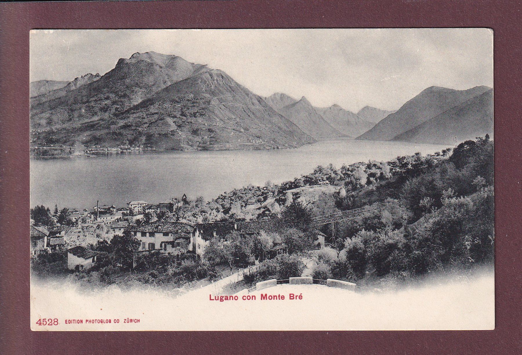Cartoline postali: LUGANO - Monte Brè – Usato da Pully venduto da nicecards