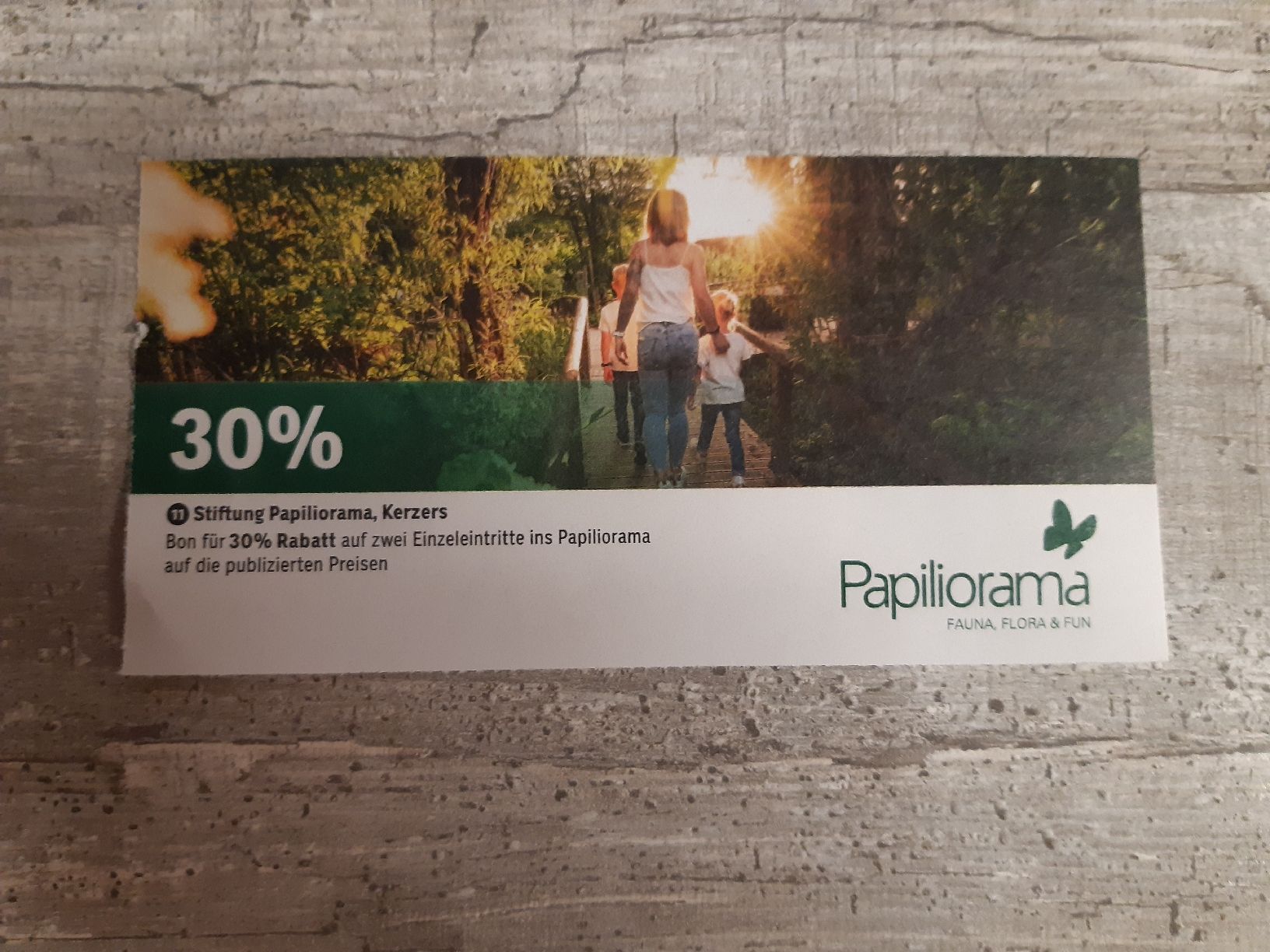 Buoni: 30% zwei Einzeleintritte Papiliorama – Nuovo (secondo la descrizione) da Toffen venduto da Gwunderegge77