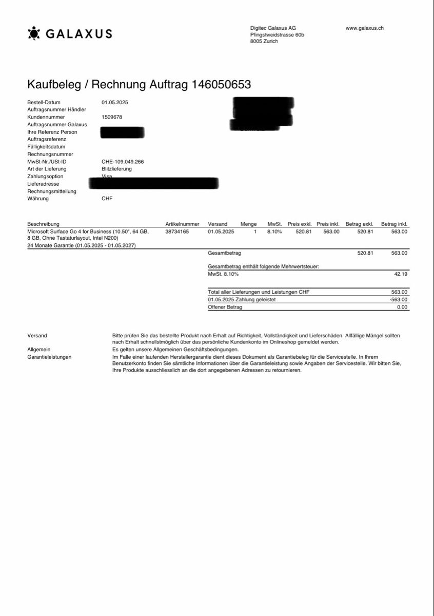 Microsoft Tablet PC: Microsoft Surface Go 4 for Business! – Usato da Bern venduto da its_me_snipe 2