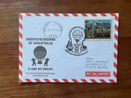 1991  Ballonpost 25J. BSV Tergolape  (G2839)