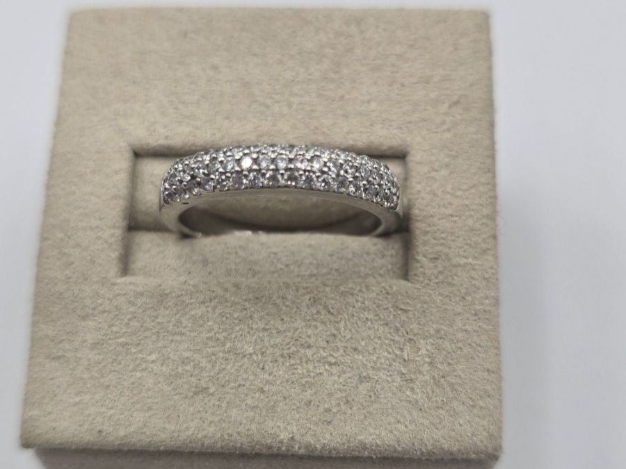 Anelli: Ring Silber 925 Zirkonia Gr. 54 – Nuovo e nell'imballaggio originale da Zug venduto da gold.schmuck