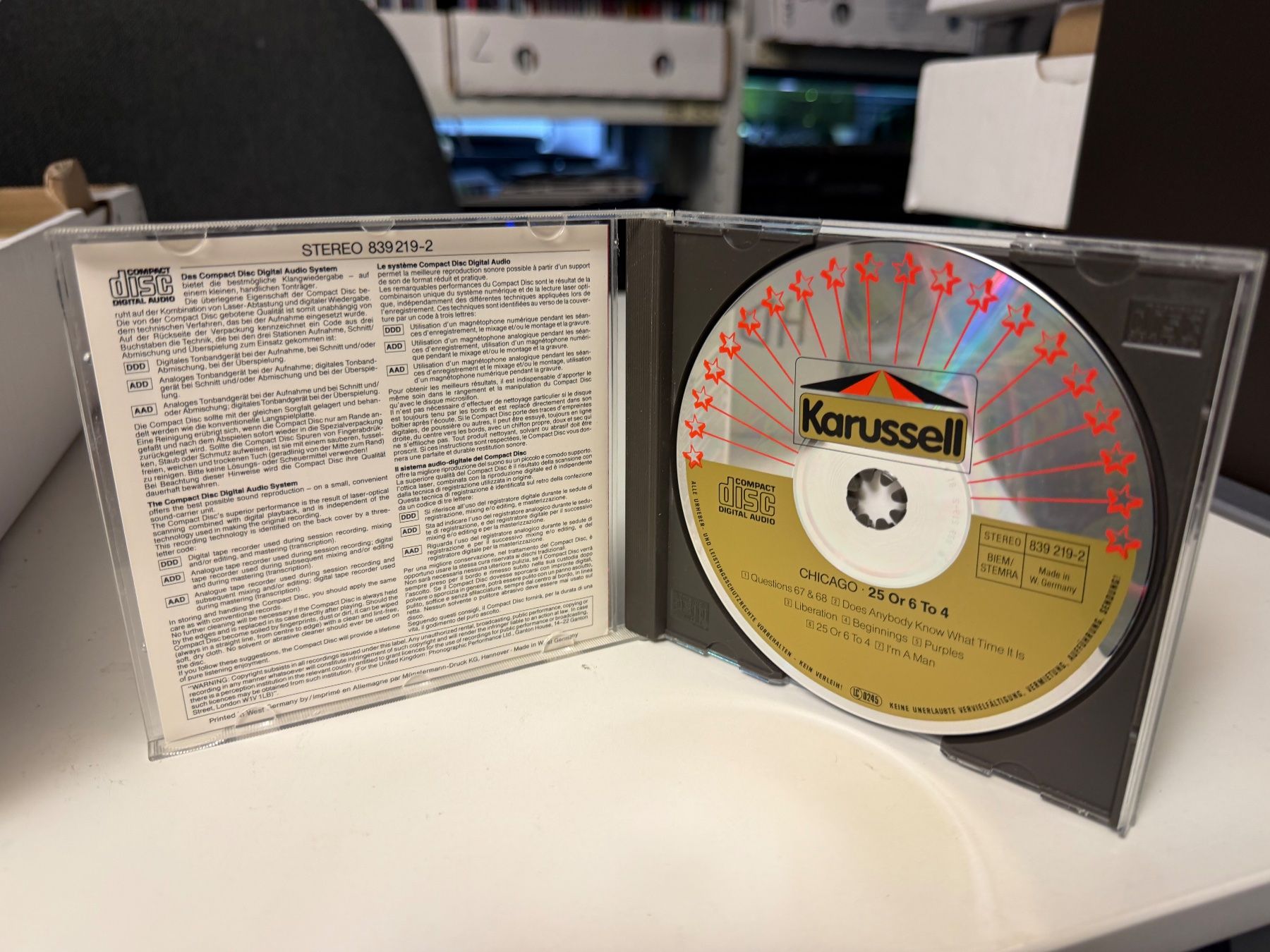 CDs: Chicago - 25 Or 6 To 4 - HD23B – Gebraucht aus Küsnacht ZH von swisssales.net 2