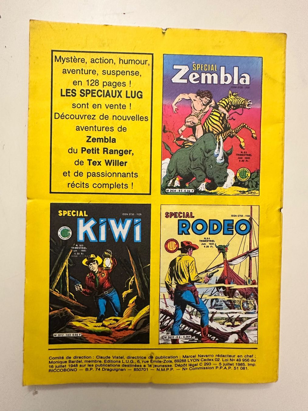 Fumetti: NEVADA NO 456 JUILLER 1985 – Usato da Münsingen venduto da Ganjam 2