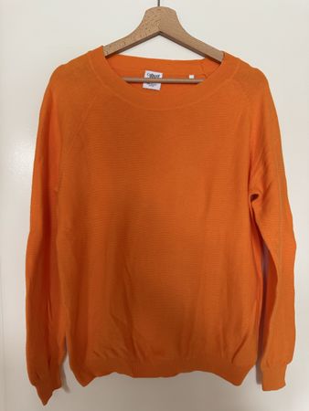 Colletif mon Amour Orange Cotton Sweater Size M