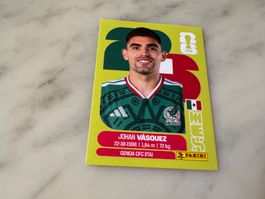 Panini Fifa Fussball Sticker WM 2026 Johan Vasquez MEX 3