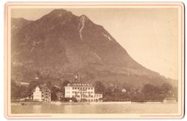 Fotografie Beckenried, Hotel am Bergfuss