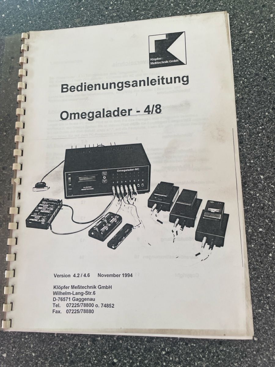 Batterie, Caricabatterie & Alimentatori: Omegalader 4/8 – Usato da Niederstocken venduto da triumph_tr6 4