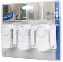 Fenster-/Türalarmmelder 3er Set, Alarm 105dB, weiß