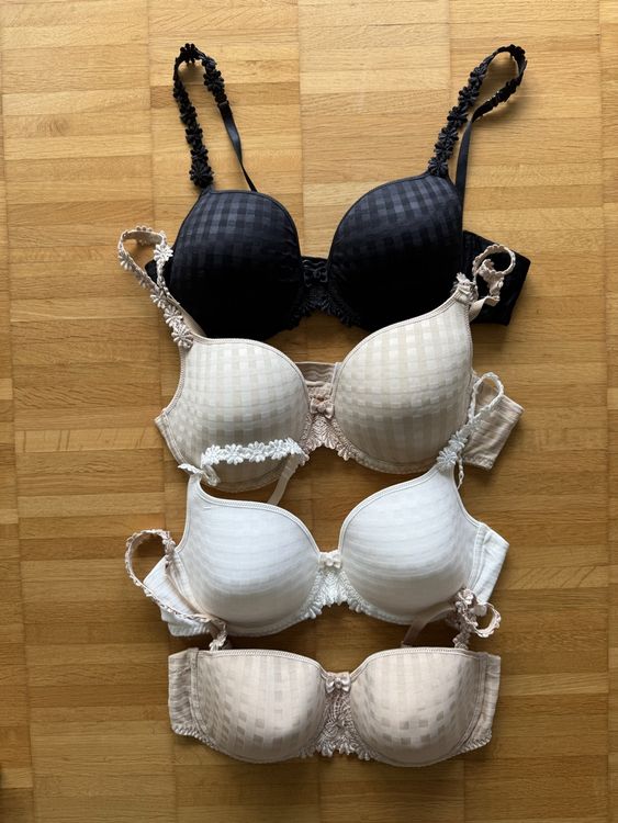 Soutien-gorge Marie Jo Beige Taille 90C - Microfibre, Coque, Bonnet C, Neuf Avec étiquettes