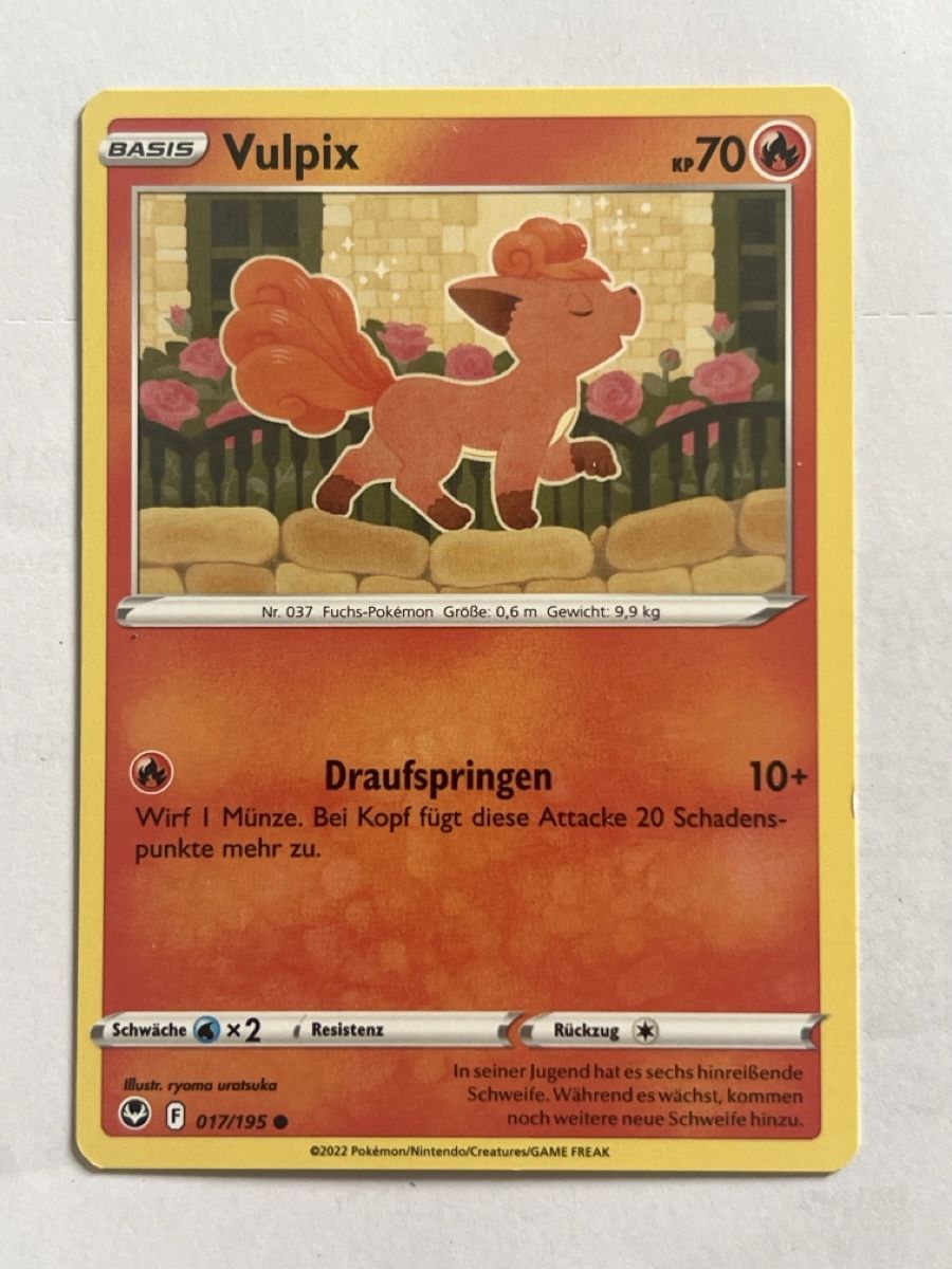 Pokémon Cartes à collectionner: Pokemon Karte Vulpix Silver Tempest  – D'occasion à Almens par dra_mql5