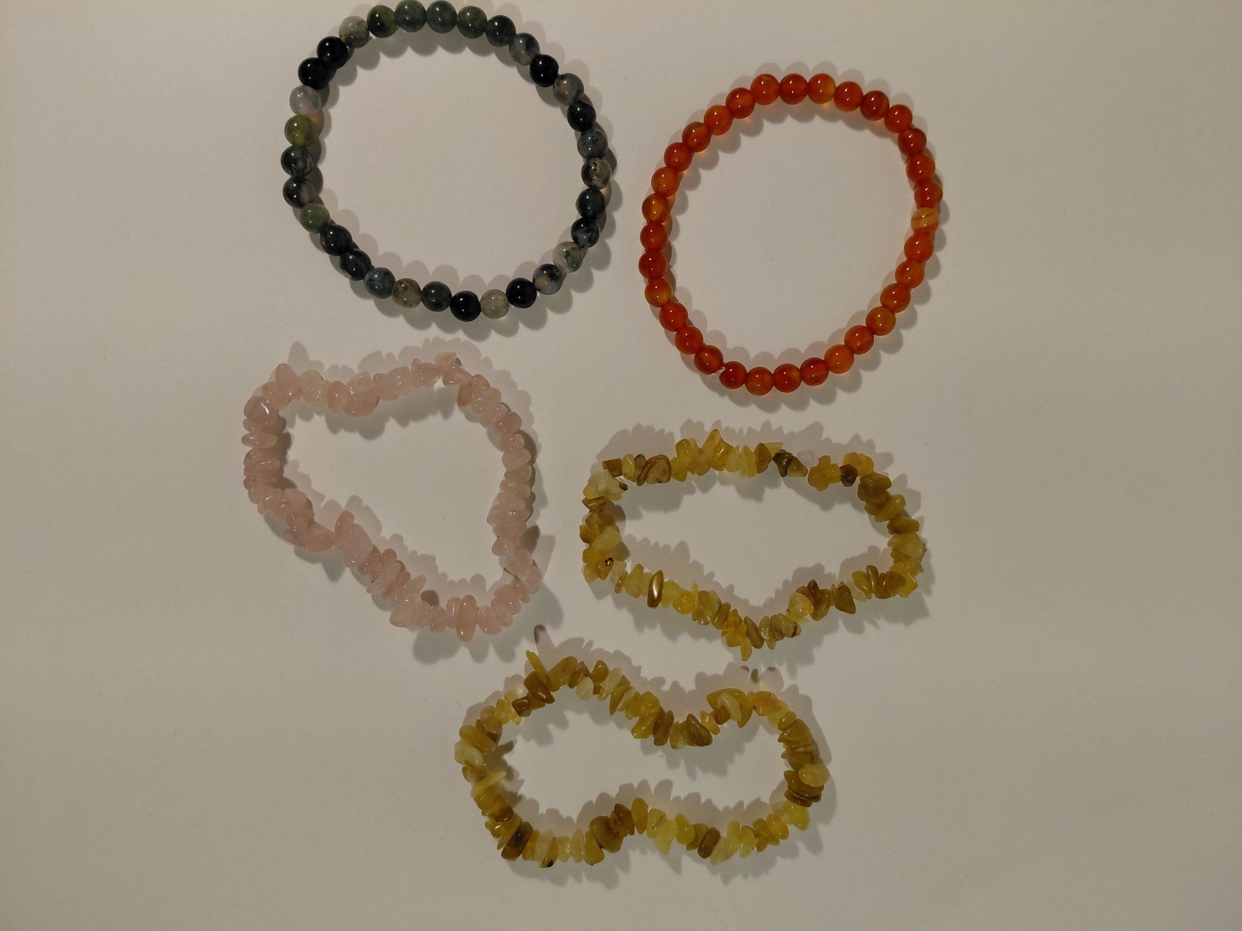 Bracciali & Braccialetti: 5 bracelets en pierre 17 cm – Usato da Winterthur venduto da SilverFR 1