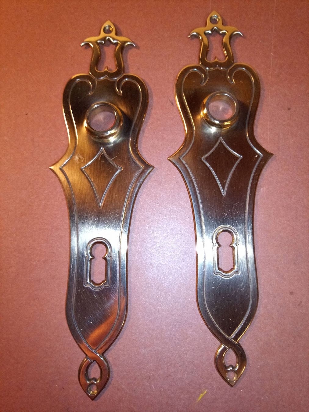 Ferramenta: Schöne Jugendstil Türschilder Messing – Usato da basel venduto da markusb07 1