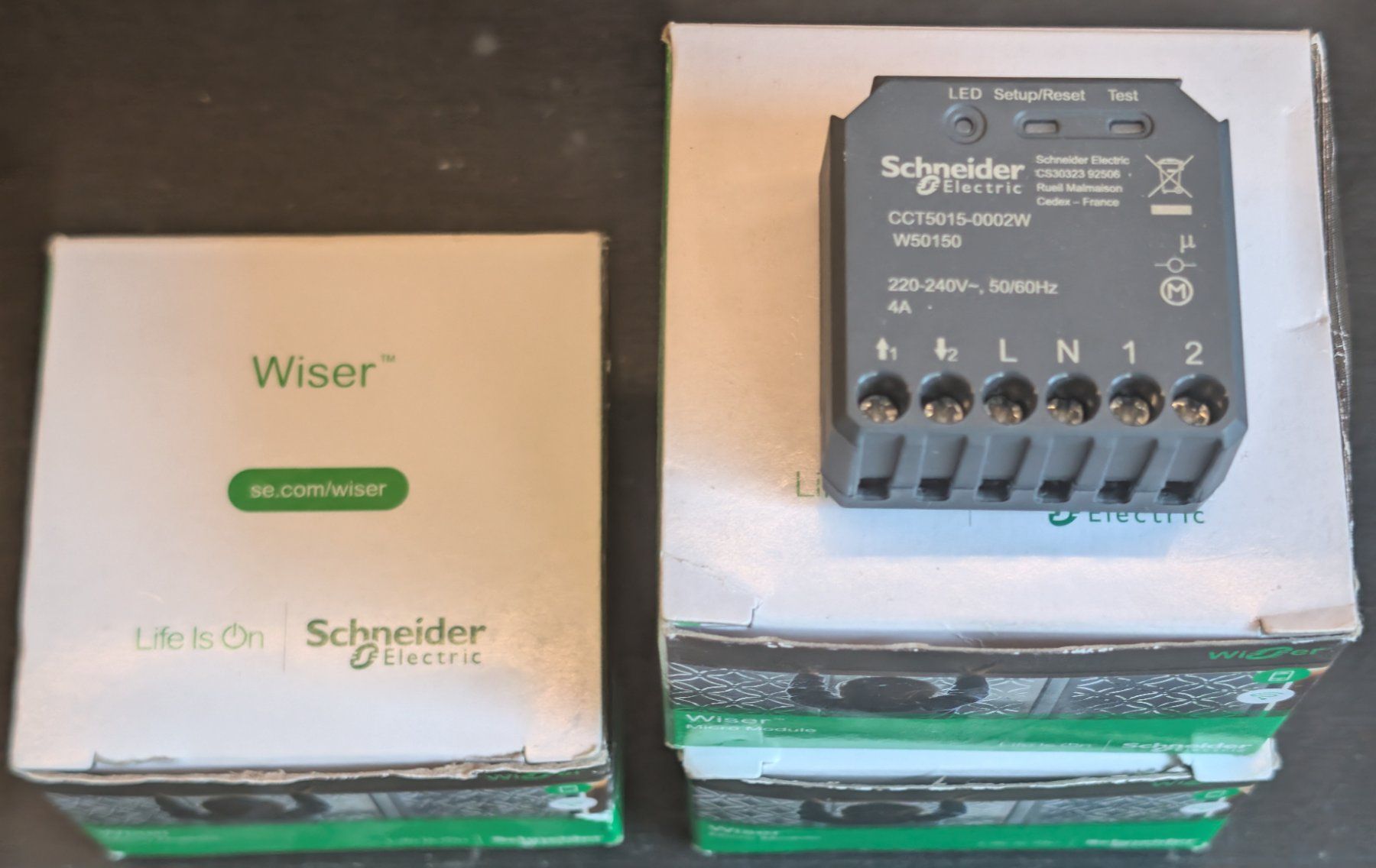 Schneider Componenti elettronici: 3 Modules volet roulant Zigbee Schneider Wiser – Nuovo (secondo la descrizione) da Turin (Salins) venduto da ema_qt76