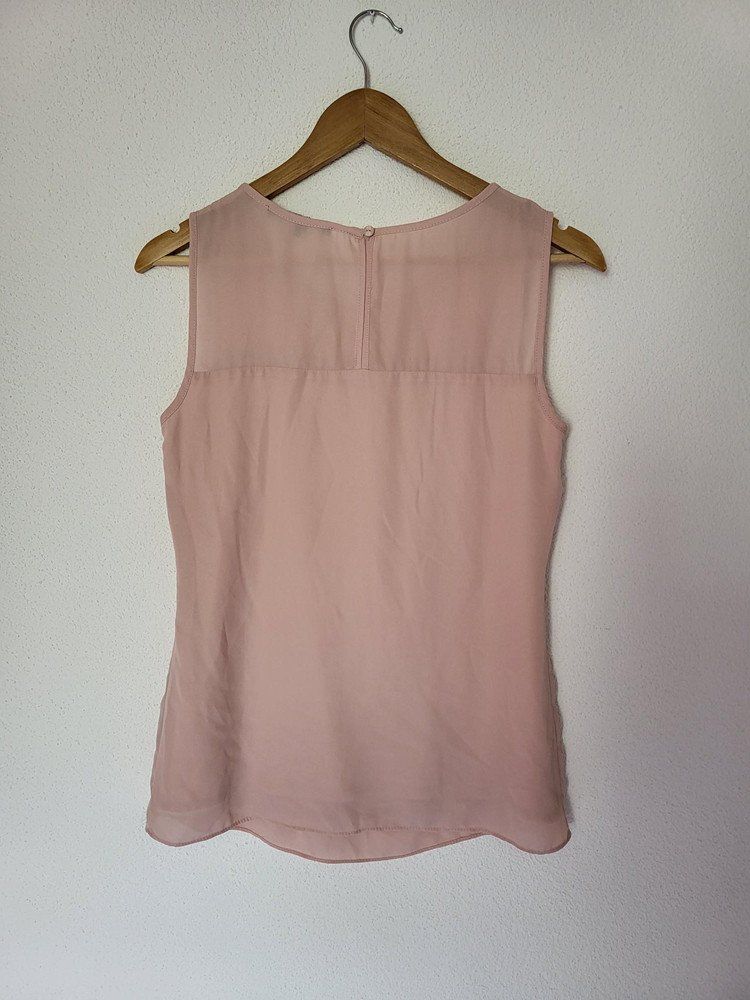 Mint & Berry Top: Edles Top altrosa mit Spitzeapplikation Gr. 36/M – Usato da Au SG venduto da SElena89 2