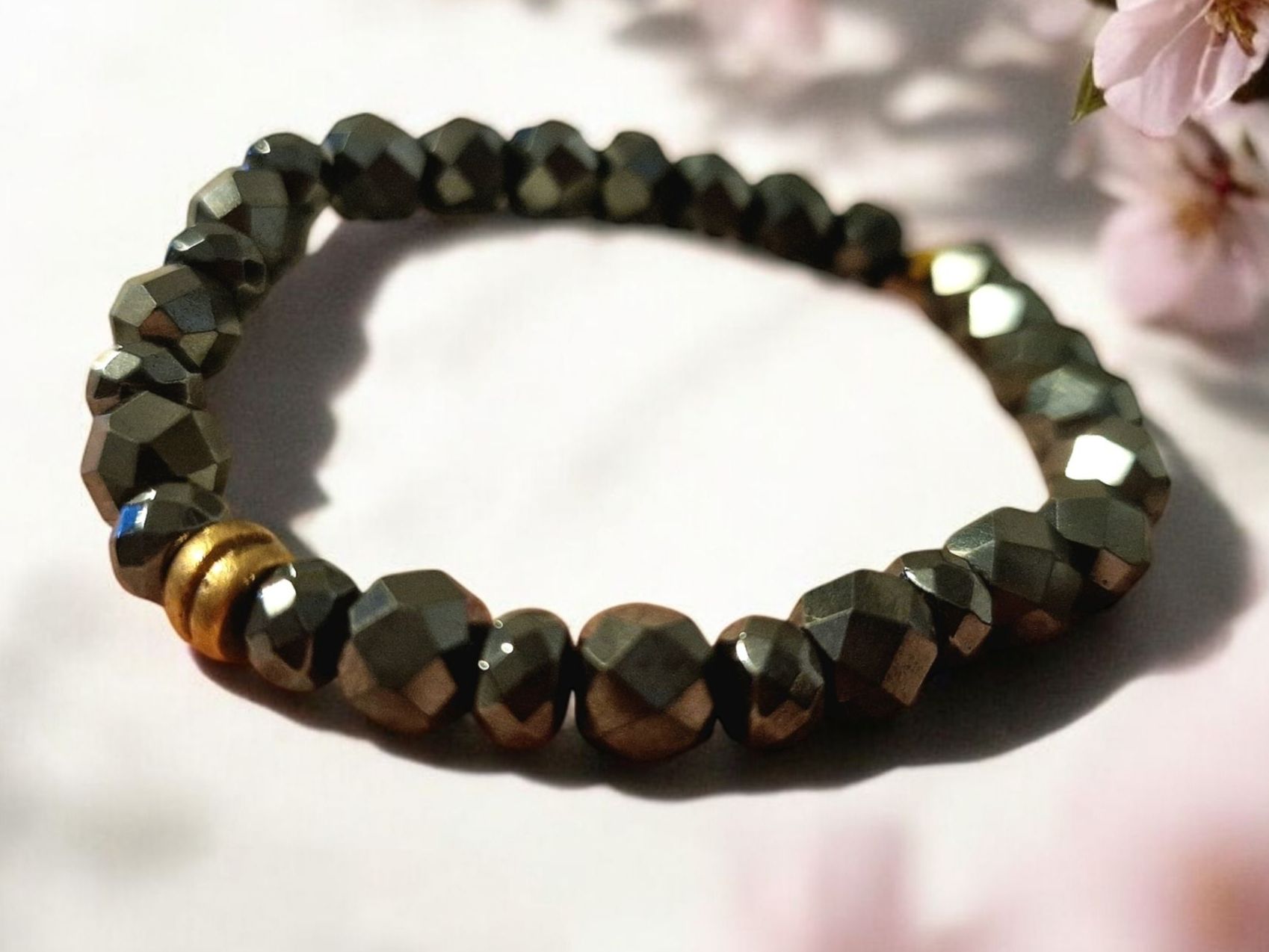 Bracciali & Braccialetti: Funkelndes Armband Hämatit & Bronze – Nuovo e nell'imballaggio originale da Aarau venduto da Schmuckhoehle_MD 5