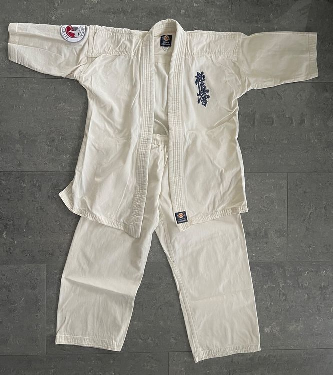 Kimono Kyokushinkai Ricamato - Karategi In Cotone Per Arti Marziali, Peso Medio - Foto 4