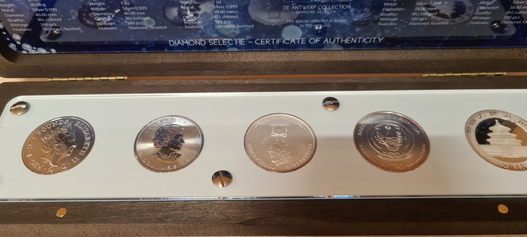 Tutti le monete: Sammleredition Silbermünzen Set – Usato da Oberstammheim venduto da hil_6vfb 3